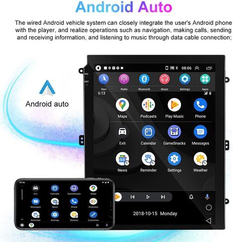 راديو ستيريو للسيارة 9.7 بوصة يعمل بنظام Android 13.0 لسيارة Lexus GX470 2002 2003 2004 2005 2006 2007 2008 2009 مع جهاز استقبال راديو Carplay Android Auto مزدوج Din GPS ملاحة بلوتوث[2+32G] in Kuwait