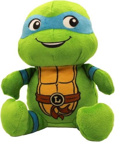Teenage Mutant Ninja Turtle Official Merchandise | TMNT Toys Squeaky Plush Dog Toy | Stuffed Animal Turtle Squeaks for Interactive Play | 4-Pack Donatello, Michelangelo, Raphael, & Leonardo in Saudi Arabia