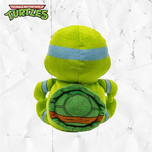 Teenage Mutant Ninja Turtle Official Merchandise | TMNT Toys Squeaky Plush Dog Toy | Stuffed Animal Turtle Squeaks for Interactive Play | 4-Pack Donatello, Michelangelo, Raphael, & Leonardo in Saudi Arabia