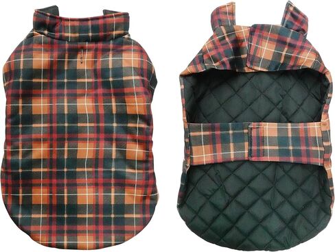 Riding Jacket for Dogs, Cider Plaid,Medium in Kuwait
