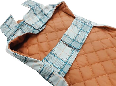 Riding Jacket for Dogs, Cider Plaid,Medium in Kuwait