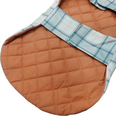 Riding Jacket for Dogs, Cider Plaid,Medium in Kuwait