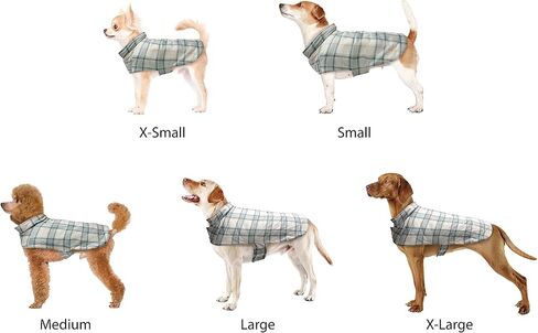 Riding Jacket for Dogs, Cider Plaid,Medium in Kuwait