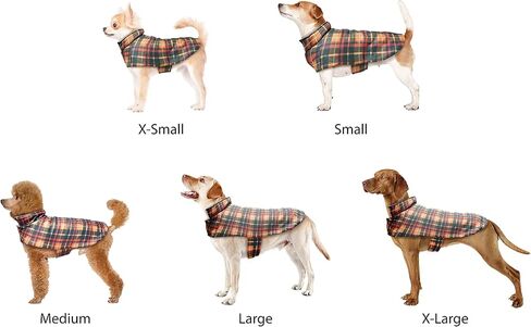 Riding Jacket for Dogs, Cider Plaid,Medium in Kuwait