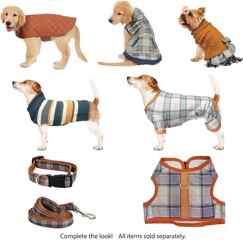 Riding Jacket for Dogs, Cider Plaid,Medium in Kuwait