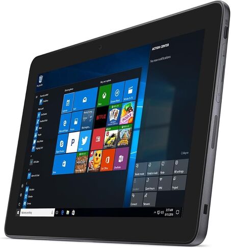 كمبيوتر لوحي Dell Latitude 5175، كمبيوتر محمول بشاشة لمس 10.8 بوصة FHD، Intel Core M5-6Y57، 4 جيجابايت DDR4، 256 جيجابايت SSD، Windows 10 Pro (متجدد) in Saudi Arabia