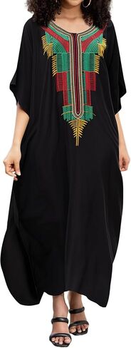 Bsubseach Cover Ups for Swimwear Women Kaftan Dress V Neck Bathing Suit Cover Up Caftan Loungewear Casual Resort Wear in Saudi Arabia