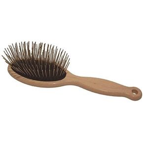 #1 All Systems 27mm Firm Pin Brush, Large, Black