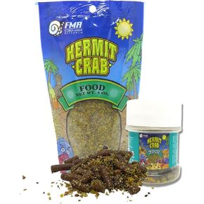 زجاجة طعام السلطعون الناسك وحقيبة لإعادة الملء، الكل في واحد من اللوازم الطبيعية وضروريات الموائل للسرطان، عبوتان in Kuwait