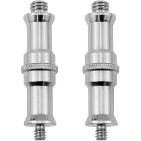 Adaptor for hot/Cold Boots for Film Room Light Stand Ball Head Camera Screw adapters Wireless Flash receivers 1/4 to 3/8 inch Metal External Screw converters Threaded Jack monopod 2pcs