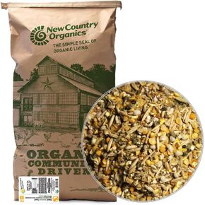 New Country Organics I Organic Duck Grower Feed I 19% Protein I Certified Organic and Soy-Free Duck Food for Healthy Growth | Ideal for Wild & Pet Ducks | Prevents Angel Wing I 40 lbs