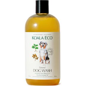 Koala Eco Natural Dog Cleaner, Plant Based Pet Shampoo, Hypoallergenic, Sweet Marjoram & Rosalina Essential Oil -24oz