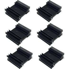 4Pcs TO-247 Aluminium Heatsink 38mmx34mmx12mm Heat Sink for LM78XX Voltage Regulator Power MOSFET Transistor Cooler Cooling Fin in Saudi Arabia