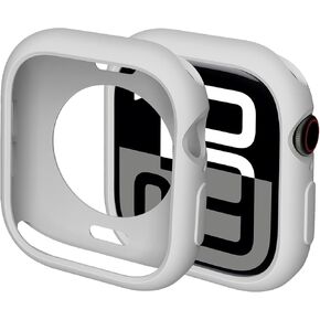 Miimall Soft TPU Case Compatible for Apple Watch Series 10 46mm Case, Lightweight and Slim Cover All-Around Protective Case for iWatch 46mm, Black