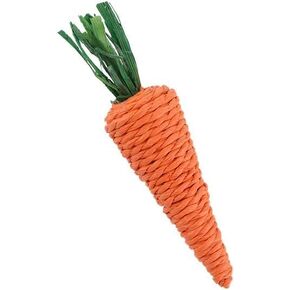 Hamster Chew Toys Rabbit Bite Grind Teeth Toys Corn Carrot Woven Balls Small Animal Chew Toys for Rabbit, Bunny, Guinea Pig Hamster Ball Corn Cob for Small Animal