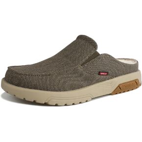 Men's Slip On Loafers with Arch Support Plantar Fasciitis Foot and Heel Pain Relief Orthopedic Casual Slippers Diabetic Bunions Boat Shoes
