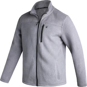 Spyder Mens Fleece Jacket - Soft and Warm Sherpa Bonded Full Zip Up Midweight Outerwear Jackets for Men with UPF30+ (S-XXL) in Kuwait