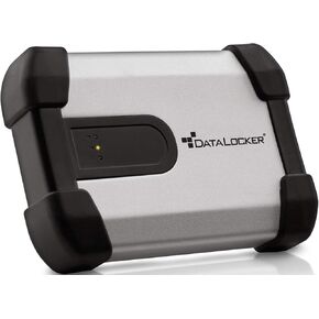 DataLocker H350 1TB External Hard Drive with Encrypted Password Protection, FIPS 140-2 Level 3 Certified, NATO Certified, TAA Compliant, AES 256-bit HDD Storage Suits Windows & macOS, Multi-Language