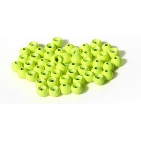 50 PCS Tungsten Beads Nymph Head Ball Fly Tying Beads Fly Tying Materials Six Colorful Colors 2.0MM-3.5MM