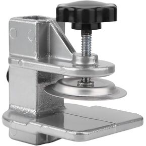 Pet Grooming Table Arm Clamp Clip Holder, Solid Aluminum Dog Cat Grooming Table Arm H Bar Clamp Holder, Pet Hair Dryer Clamp Clip Pet Grooming Table Accessory Fixation Clip (Inner Dia.0.9 * 0.9 in)