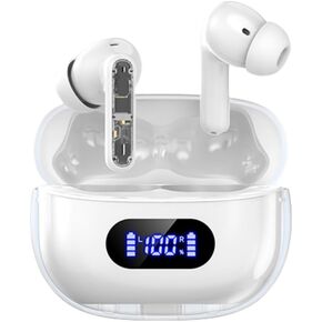 Wireless Earbuds P1 PRO, Earphones Wireless Bluetooth Headphones with Clear Call Mics Ear Buds, Comfortable Fit, IPX7 Waterproof Headset Long Battery Life, 30H Playtime for Sports Workout