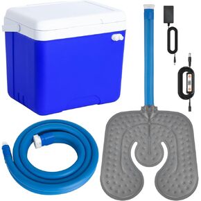 Ice Machine for Knee After Surgery, 9 Quarts Cold Therapy Machine Home Cryotherapy System for Post-Surgery Pain Relief, Compression Pad, Powerful Pump