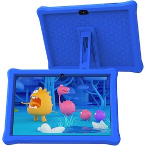 Kids Tablet 10 inch Tablet Android 12 Tablet for Kids 4GB RAM 64GB ROM Tablets 10 inch IPS Touch Screen 1280x800, Iwawa & Parent Control kid Tablet WiFi Dual Camera, 6000mAh Battery Shockproof Case