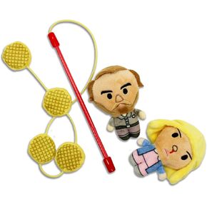 Stranger Things Official Merchandise | Variety Toy Set for Cats | Eleven, Hopper, & Waffle | Interactive Indoor Play!