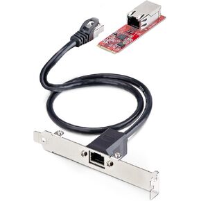 StarTech.com 1-Port 2.5GbE 2280 M.2 Network Card, NBASE-T PCIe Ethernet, Intel I225-V, Multi-Gigabit, SFF/Desktop PC LAN Card, TAA