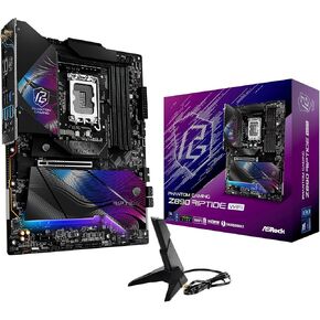 ASRock Intel Core Ultra Phantom Gaming Z890 Riptide WiFi 7 ATX Motherboard DDR5 9066 MHz 256 GB LGA1851 RL-ILM M.2 PCIe 5.0