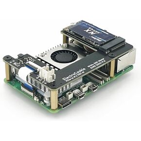 ElectroCookie PCIe to M.2 NVMe SSD HAT Board for Raspberry Pi 5 – Supports Key-M 2230 & 2242 SSD Sizes (ECR5_SSDS)