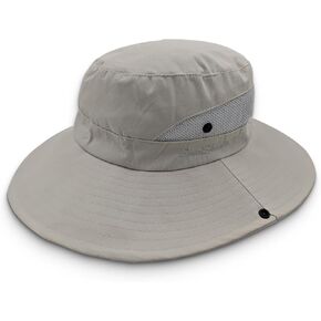 Foldable Fishing Hats for Women and Men Wide Brim Sun Hats with Mesh for Hiking Beach Outdoor Anti-UV Sun Protection