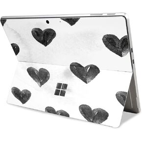 Tablet Skin Compatible with Microsoft Surface Pro 11 (2024) - Ink Hearts - Premium 3M Vinyl Protective Wrap Decal Cover - Easy to Apply | Crafted in The USA by MightySkins