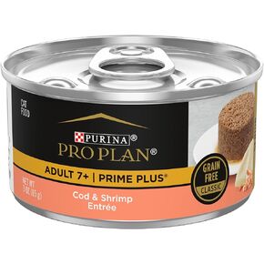 Purina Pro Plan Grain Free Wet Cat Food Pate, COMPLETE ESSENTIALS Beef & Carrots Entree Classic - (Pack of 24) 5.5 oz. Cans
