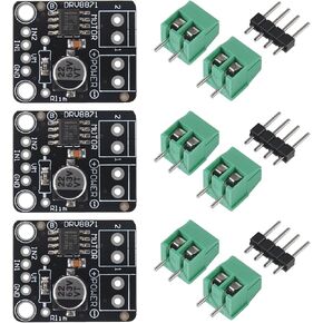 AITRIP 3PCS DRV8871 DC Motor H-Bridge DC Drive Breakout Board 6.5V-45V 3.6A MaxH-Bridge Brushed DC Motor Driver Breakout Board PWM Control for Arduino