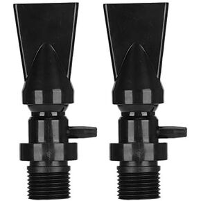 Pssopp 2pcs Duckbill Nozzle Water Outlet Pipe Flexible Aquarium Water Outlet with Aeration Port Universal Duckbill Nozzle for Fish and Aquarium