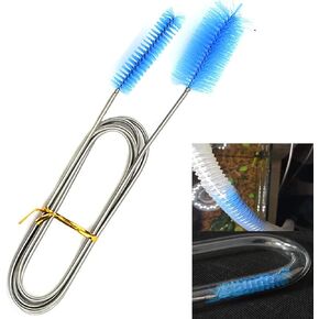 Aquarium Filter Brush Long Brush Flexible Double Ended Bristles Water Pipe Brush Tube Brush for Fish Tank or Home Kitchen