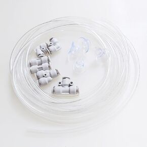 Aquarium CO2 Proof Tubing and Quick Connect Fittings CO2 System Improving Kit