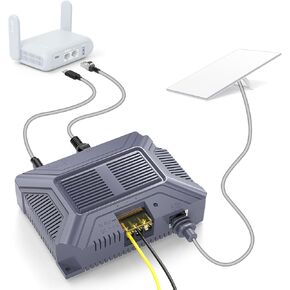 Starlink PoE Injector with USB & Type-C Power Output - 200W Gigabit PoE Injector Compatible with Starlink Gen 3 Dish 5-in-1 Conversion Kit with SPX Cable Adapter & Converter DC 9-36V Input