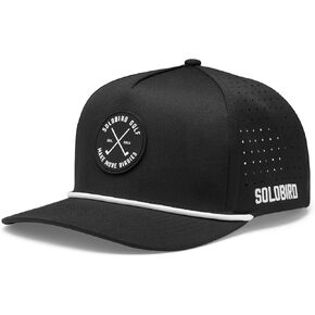 Golf Hat for Men - Golf Snapback - Fun Hat for Golfing - Golf Snapback for Men and Women - Make More Birdies Black