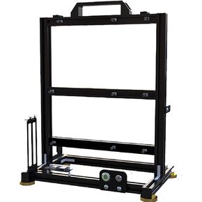 PC Test Bench Open Frame Computer Case DIY Computer Motherboard Case Rack Open Aluminum Frame Chassis Rack Support ITX/MATX/ATX/EAYX (EATX) Support 120 240 360 Liquid Cooling Vertical Overclocking