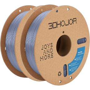 Matte PLA Filament 1.75mm, Upgrade Matte 3D Printer PLA Filament, 1KG*2 Cardboard Spool 3D Printing Filament for 3D Printers(Matte White 2Pack)