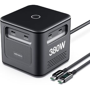 WOTOBEUS USB C Charging Station, 380W 8-Port (6C+2A) GaN Type C Charger Block, PD3.1/140W PD3.0/100W PPS45W USB-C Super Fast Laptops Desktop Charger, Fit for iPhone 16 15 iPad MacBook Pro Galaxy S24
