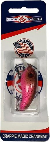 Luck E Strike Crappie Magic Crankbait (2 Inch Crappie Lure) Made in The USA in Kuwait