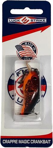 Luck E Strike Crappie Magic Crankbait (2 Inch Crappie Lure) Made in The USA in Kuwait