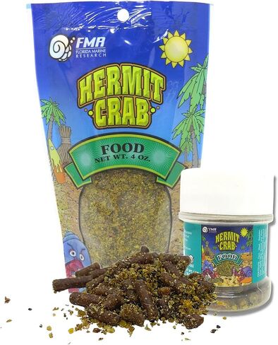 زجاجة طعام السلطعون الناسك وحقيبة لإعادة الملء، الكل في واحد من اللوازم الطبيعية وضروريات الموائل للسرطان، عبوتان in Kuwait