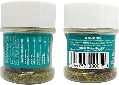 زجاجة طعام السلطعون الناسك وحقيبة لإعادة الملء، الكل في واحد من اللوازم الطبيعية وضروريات الموائل للسرطان، عبوتان in Kuwait