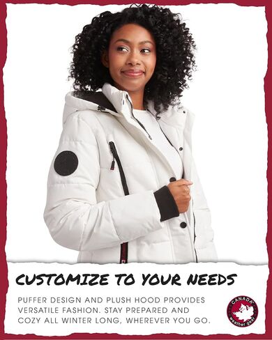 CANADA WEATHER GEAR Womens Winter Coat – Full Length Quilted Puffer Parka – Plus Size Heavyweight Maxi Jacket for Women, S-XL in Kuwait