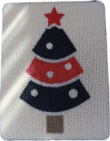 Christmas Tree Cat Scratching Pad, Cat Nail File Scratcher for Wall Modern Cute Cardboard Vertical Cat Scratching Post, Furniture Protector in Saudi Arabia