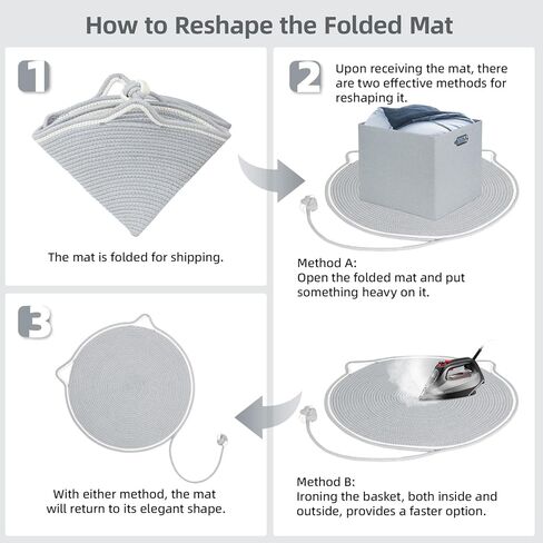 وسادة خدش للقطط، مقاس 23.6 بوصة × 23.6 بوصة، لوحة حصيرة خدش للقطط مصنوعة من حبل قطني مع خطاف تعليق على شكل أذن وكرة لعب، واقي أثاث خدش القطط للحوائط والأريكة والسجاد والأريكة، رمادي in Kuwait